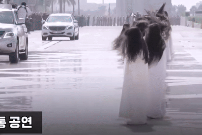 Man mua tung toc gay 'sot' chao don Tong thong Han Quoc tai UAE hinh anh