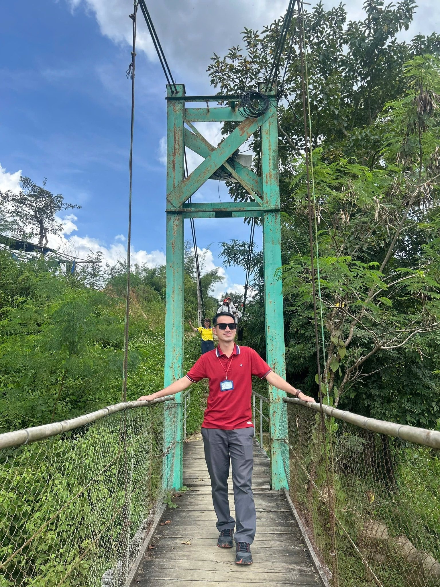 cau treo,  thac Dray Nur,  cau treo Dray Nur anh 3