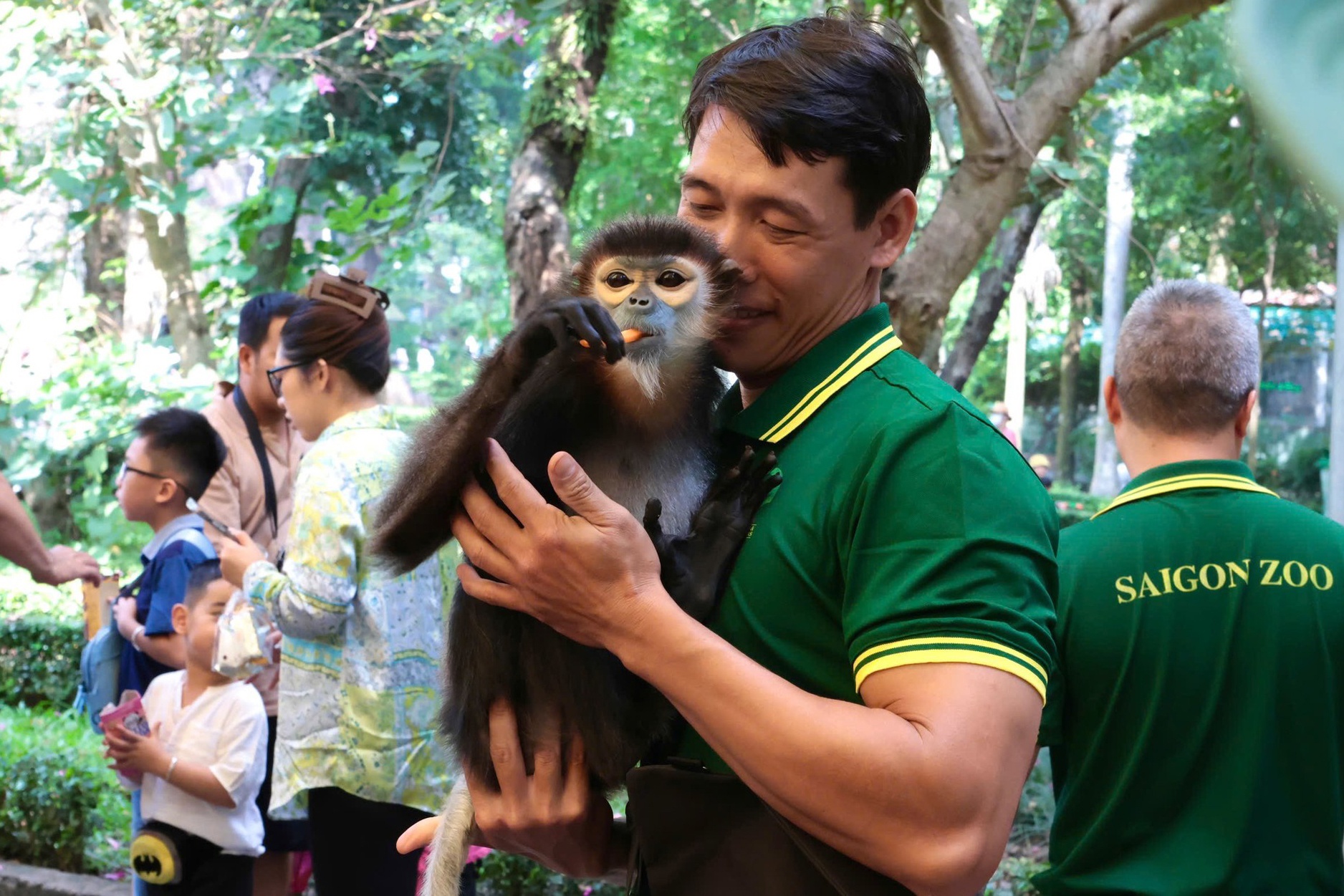 Ζωολογικός κήπος, συνάντηση οπαδών, φωτογραφία 5 του Μίκα Thao Cam Vien, fan meeting, Mika anh 5