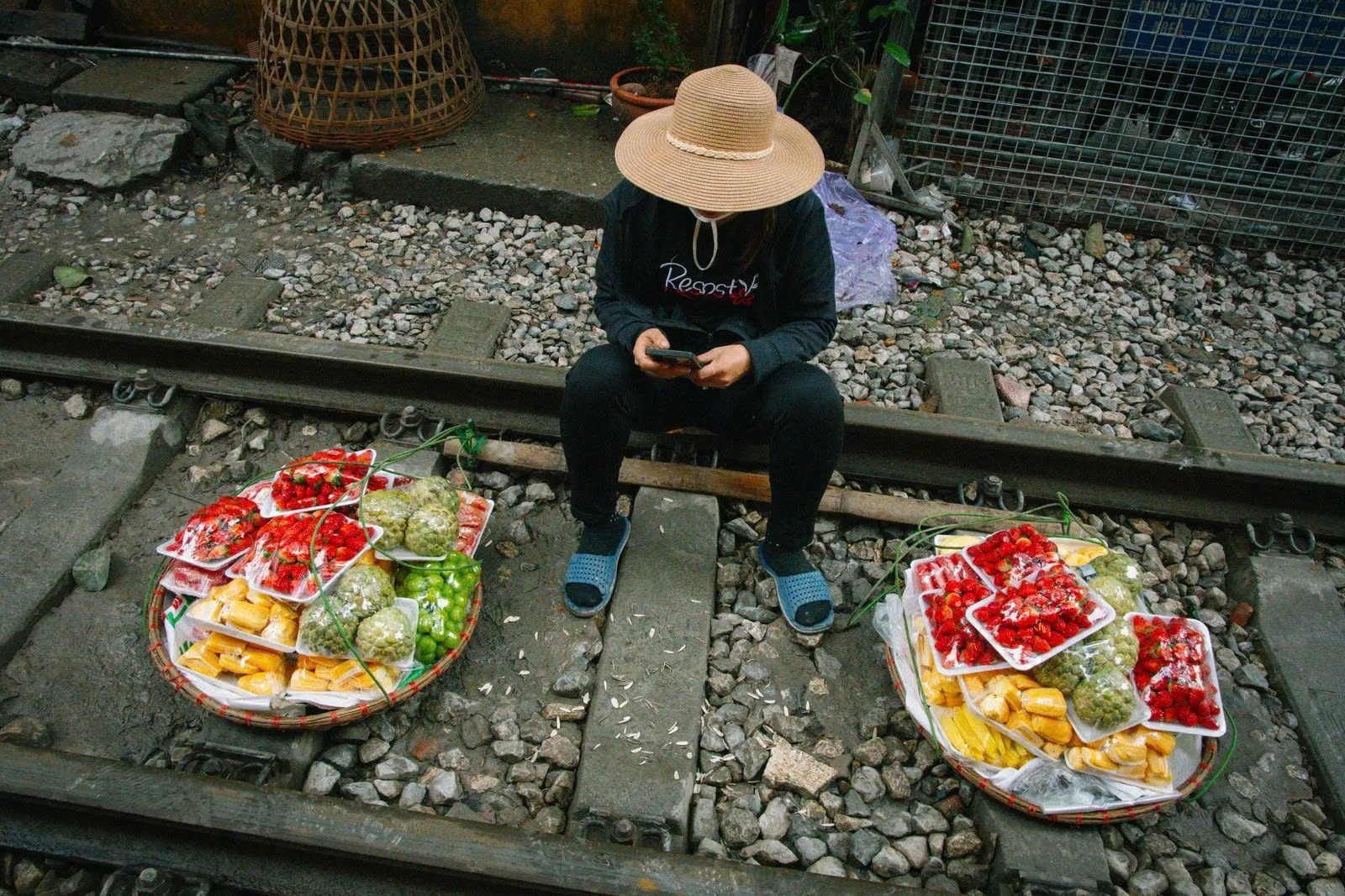 șine de cale ferată, stradă feroviară (foto 5) duong tau, pho duong tau anh 5