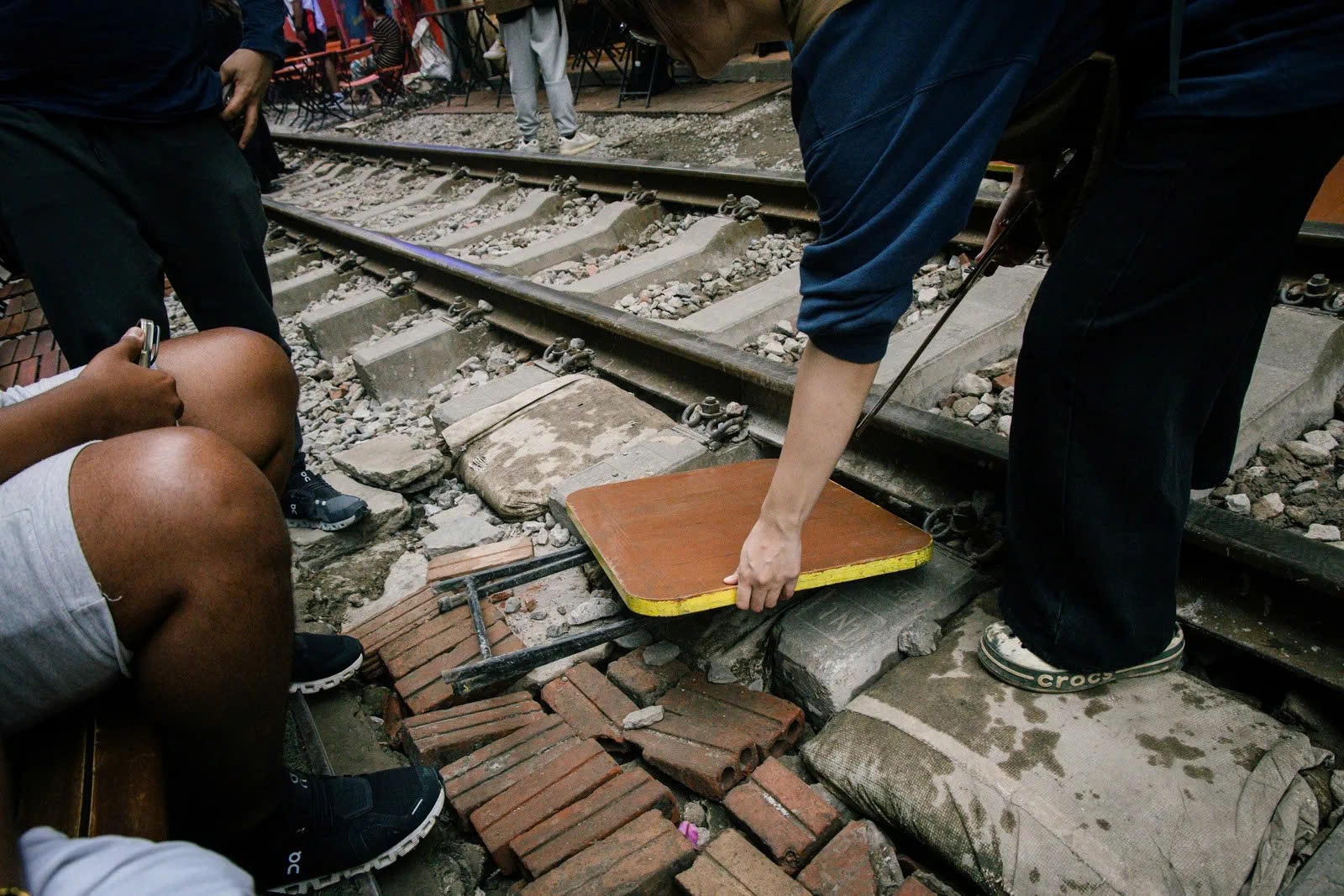 șine de cale ferată, stradă de cale ferată foto 10 duong tau, pho duong tau anh 10