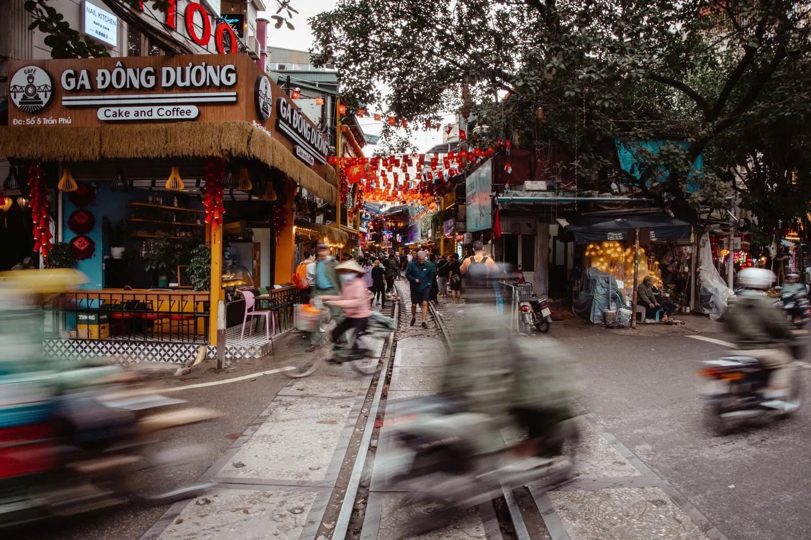 șine de cale ferată, stradă ferată (foto 4) duong tau, pho duong tau anh 4