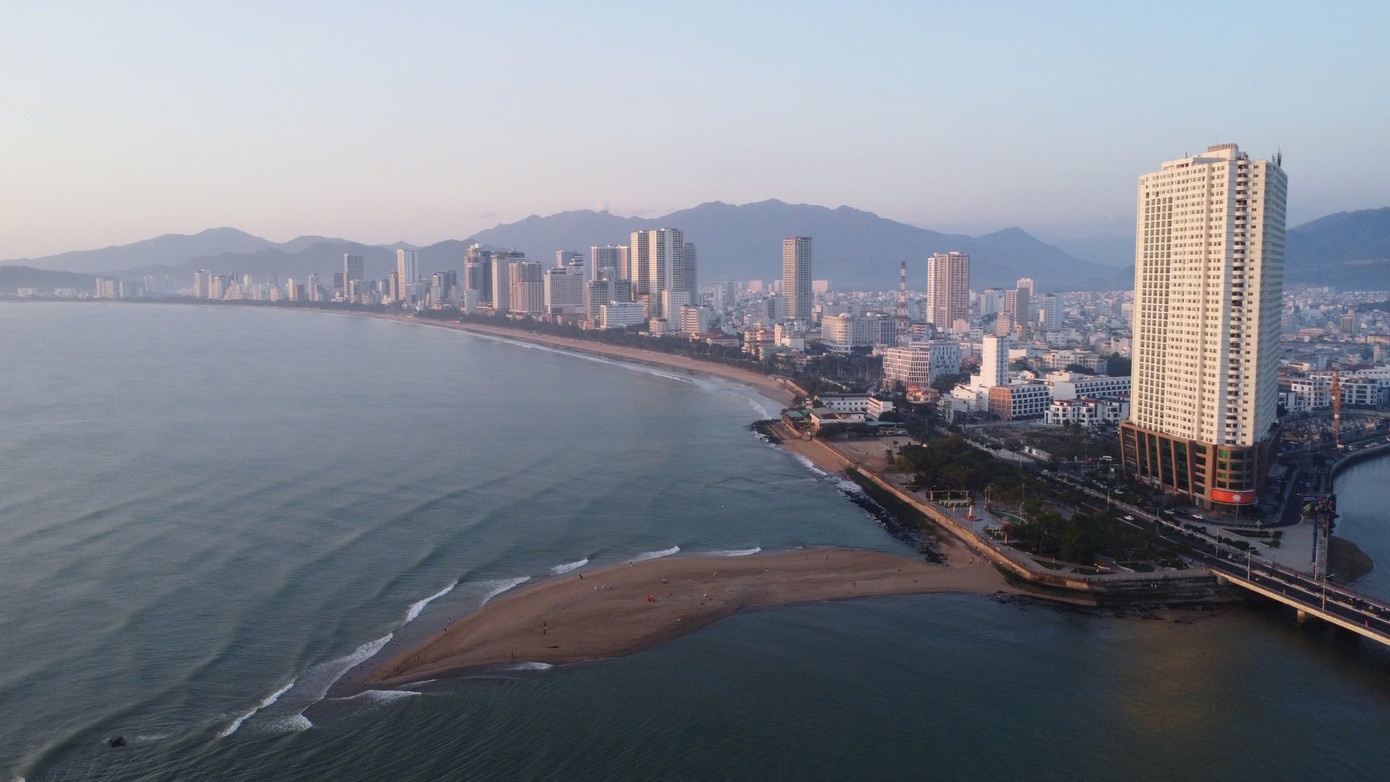 Xuat hien con cat doc la hinh ca heo o bien Nha Trang hinh anh