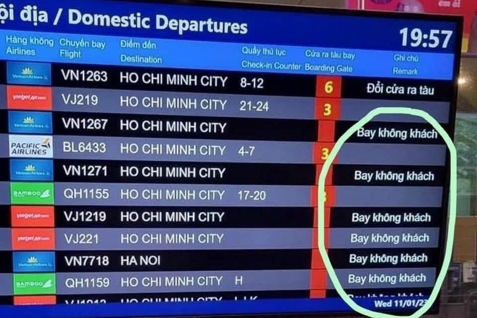 Vi sao co nhung chuyen bay 'bay khong khach'? hinh anh