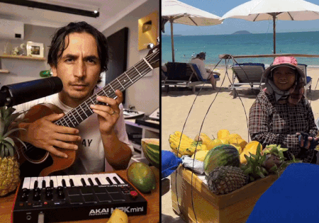 Loi rao cua nguoi ban hoa qua Nha Trang thanh bai hat 'viral' toan cau hinh anh