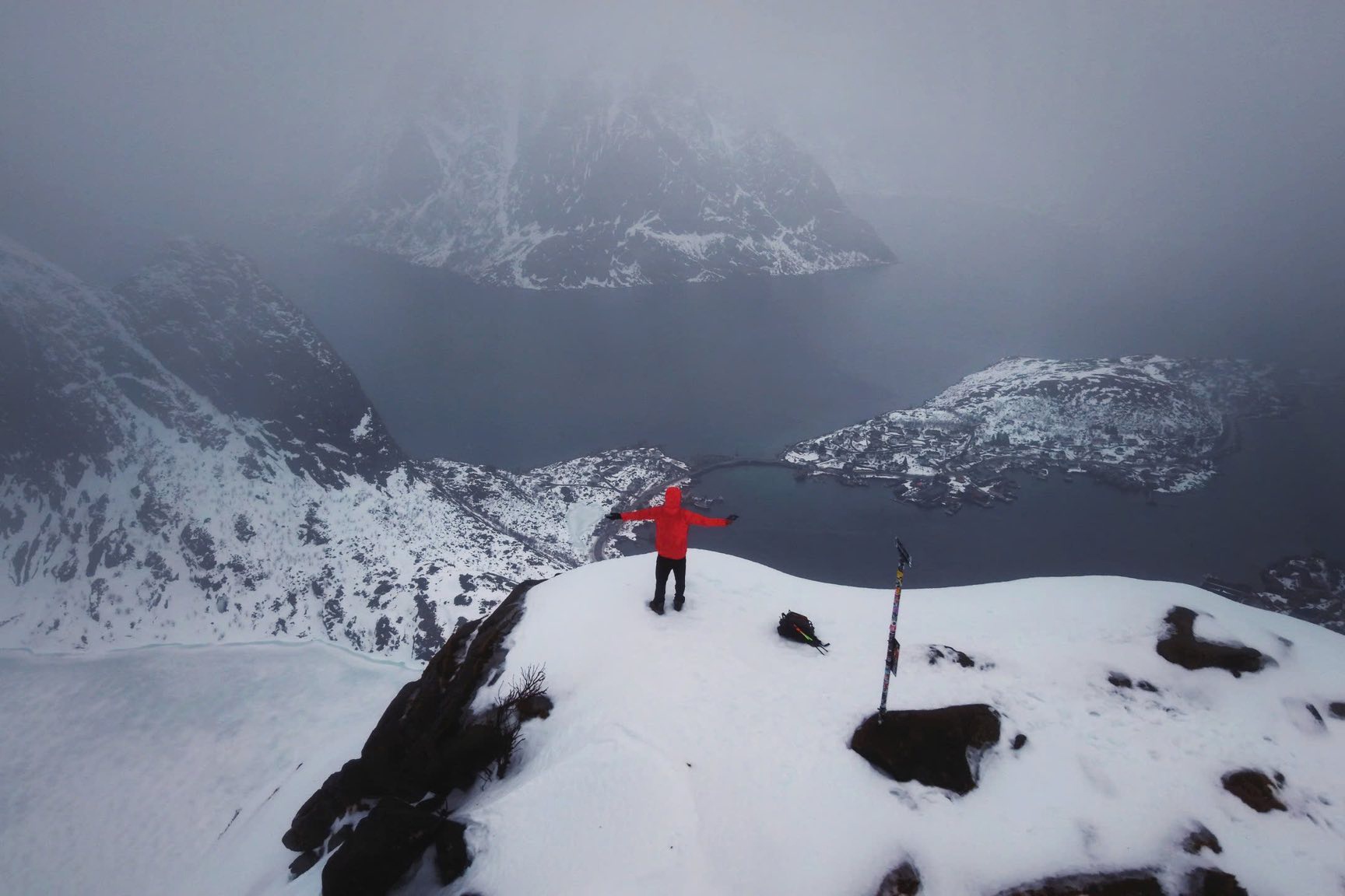 Khach Viet 'tuong chet' khi mot minh leo nui tuyet o Na Uy hinh anh