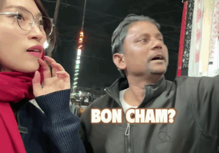 MC Khánh Vy 'sốc' khi thấy người bán hàng Ấn Độ nói tiếng Việt