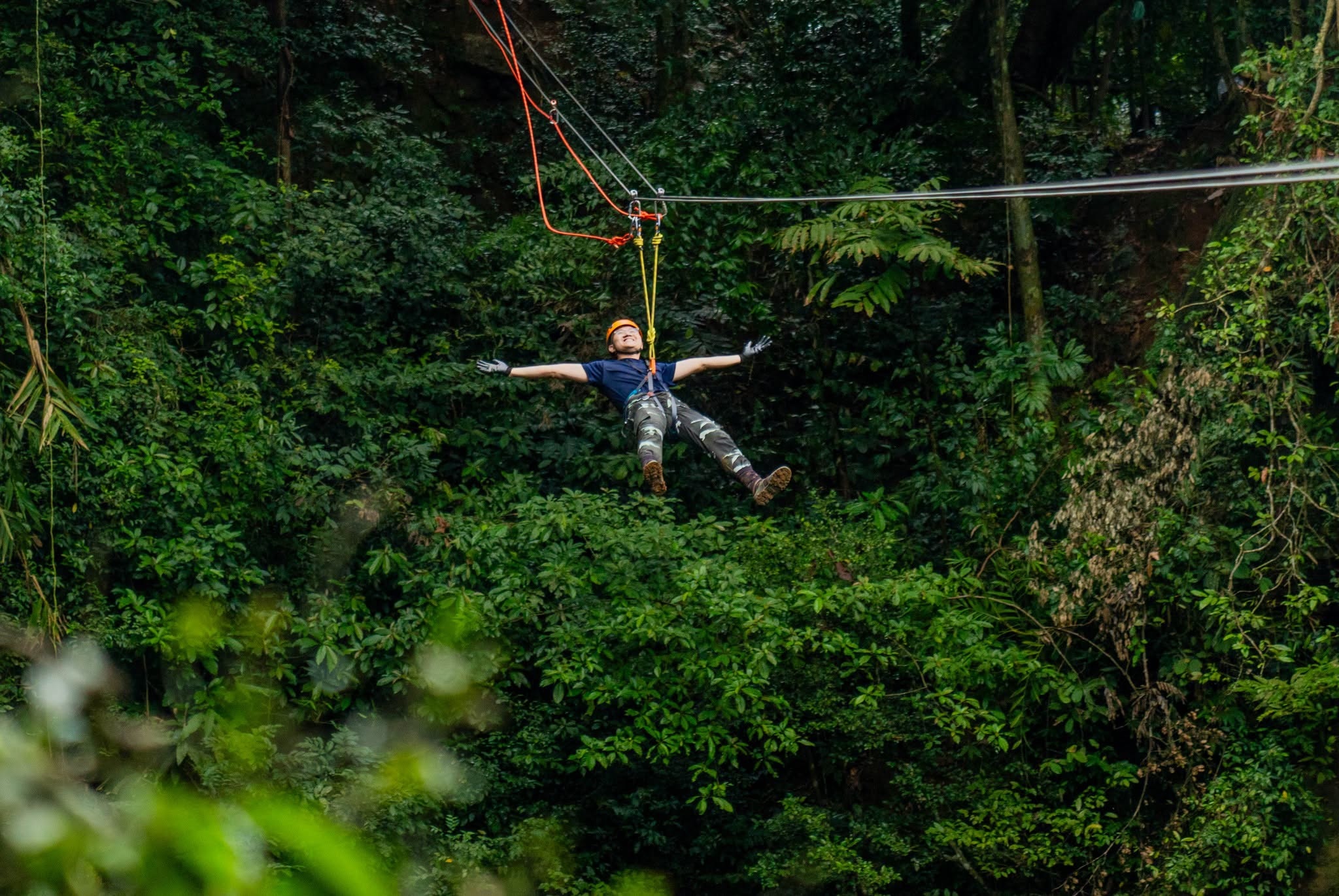 hố sụt,  zipline ảnh 4