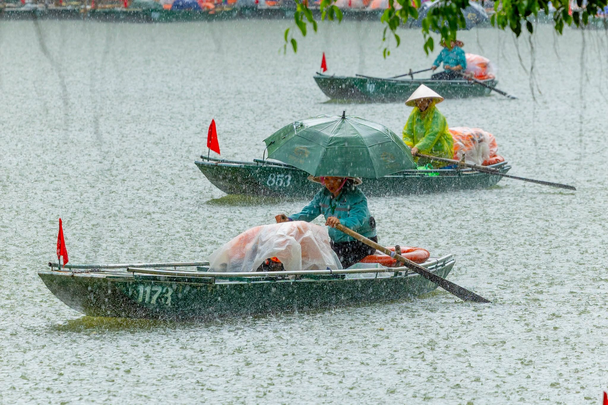 Mưa trắng trời, Ninh Bình tạm dừng hoạt động nhiều điểm du lịch