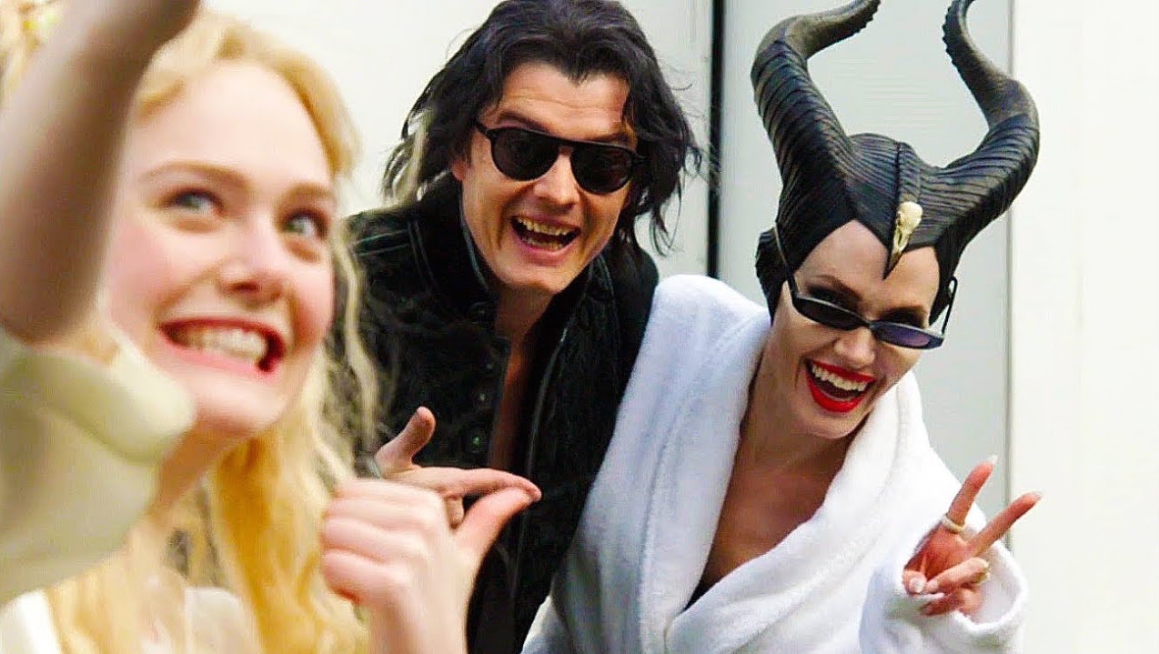 Angelina Jolie hai huoc o hau truong 'Maleficent 2' hinh anh