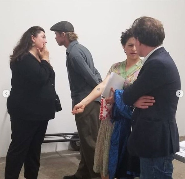 Loat anh hen ho cua Brad Pitt va Alia Shawkat anh 4