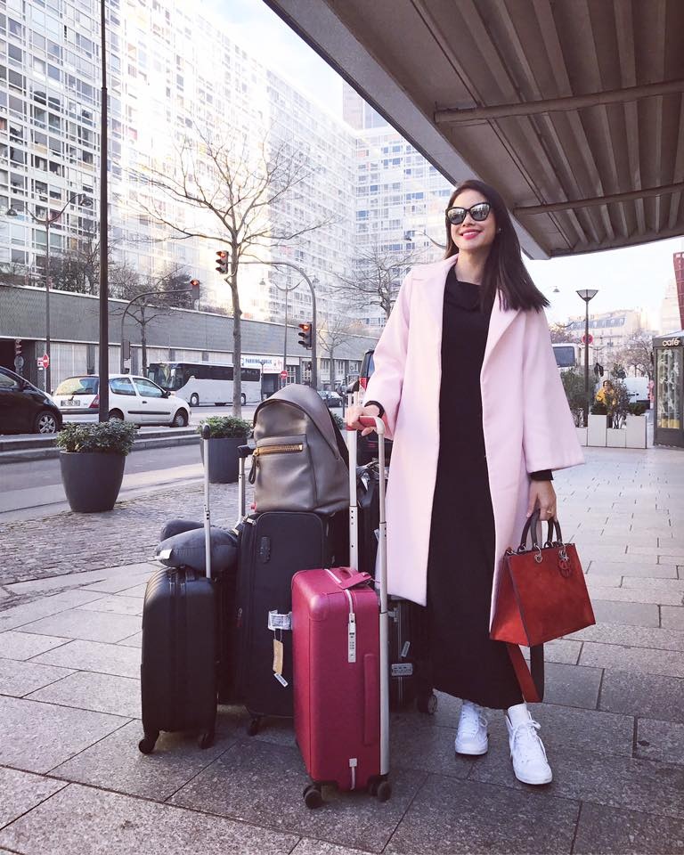 Phạm Hương ở Paris ảnh 1 Pham Huong o Paris anh 1