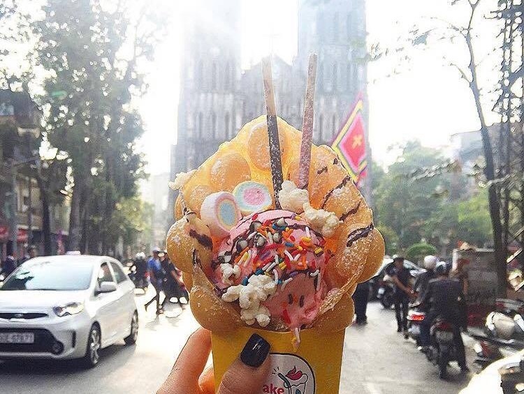 Nhung mon banh moi la me hoac gioi tre Ha Noi hinh anh