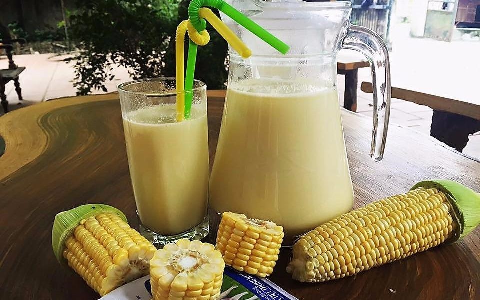 Lam sua ngo thom ngon, bo duong dam bao ve sinh tai nha hinh anh