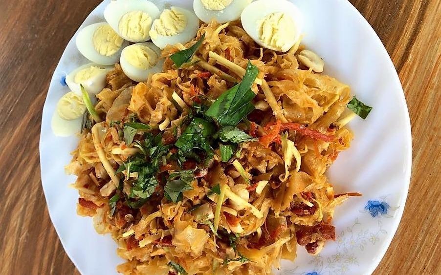 Cach lam banh trang tron - mon an hap dan cua nguoi Sai Gon hinh anh