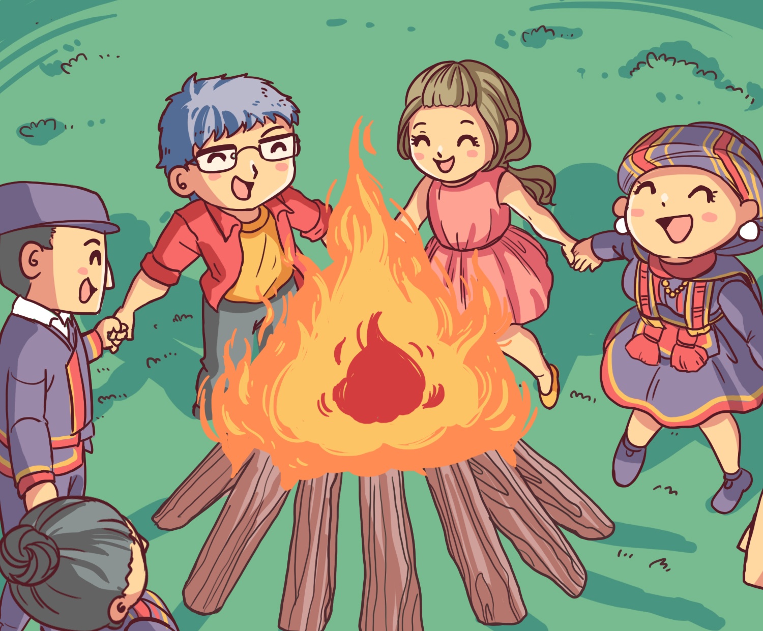 So sanh phuot chan chinh va phong trao anh 6