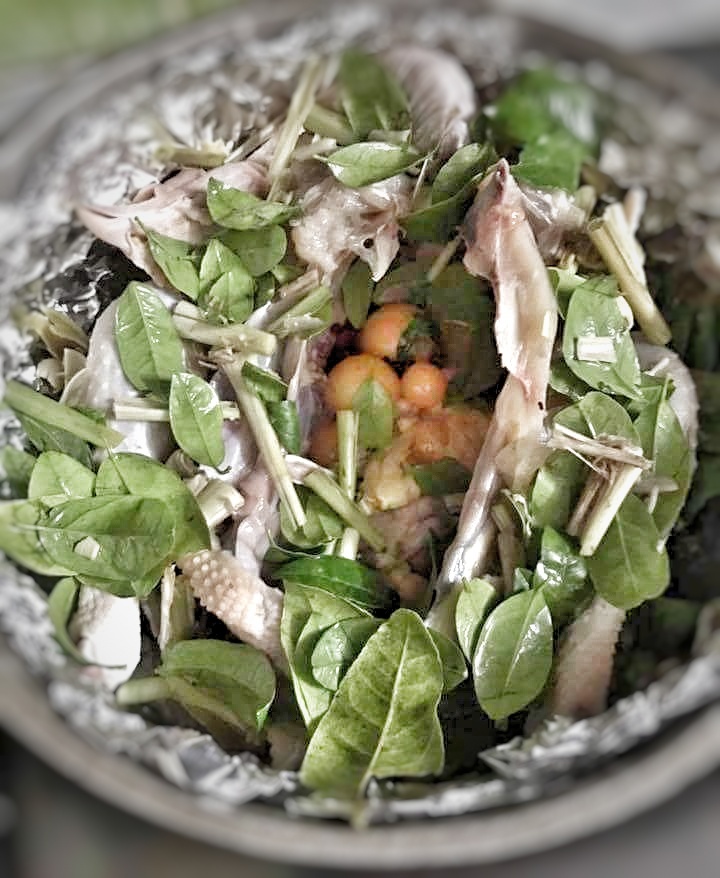 Gà hấp muối sả ảnh 4 Ga hap muoi sa anh 4