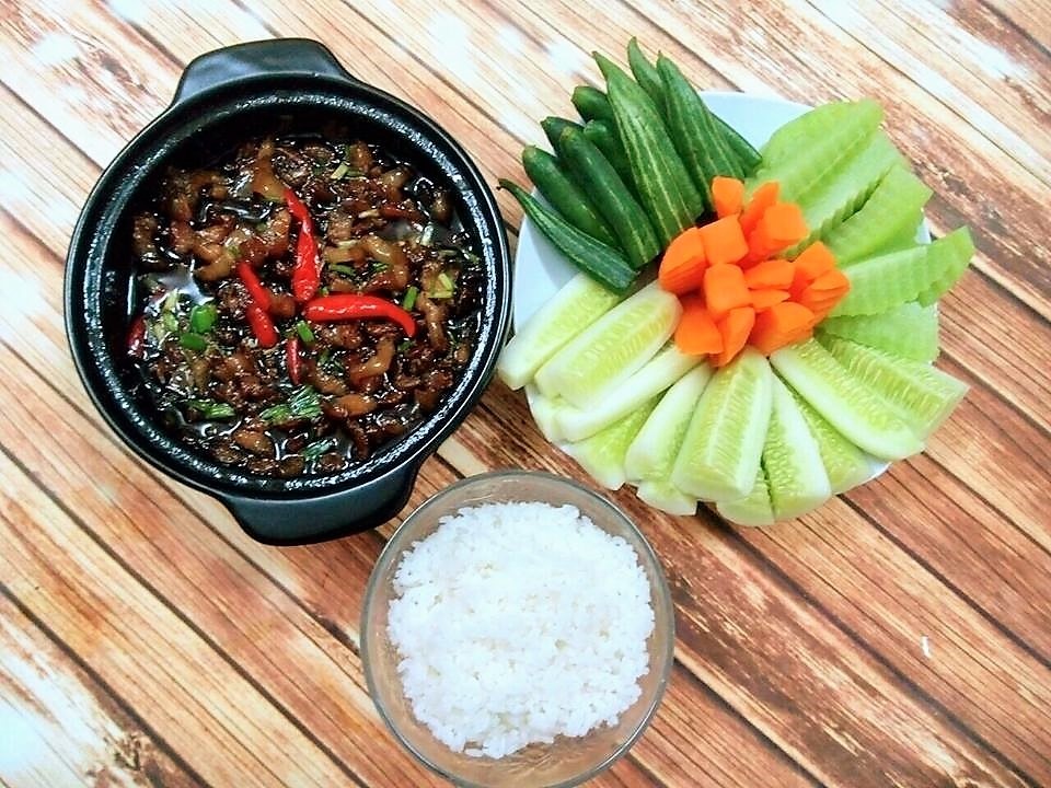 Rau củ luộc chấm kho quẹt ảnh 3 Rau cu luoc cham kho quet anh 3
