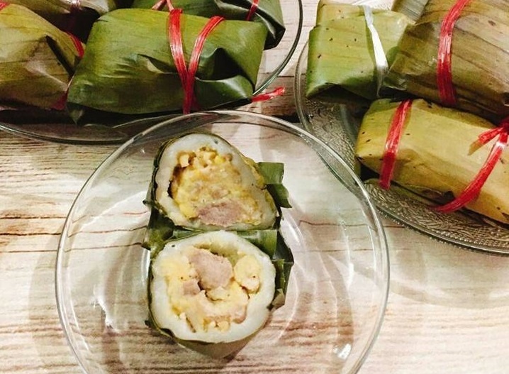 Cach lam banh nep nhan thit cho ngay mat troi hinh anh