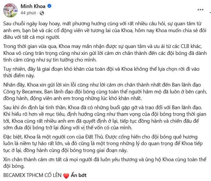 Minh Khoa o lai Becamex anh 1