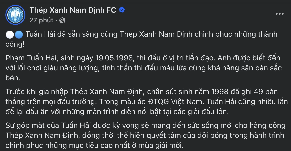 Tuấn Hải Nam Định ảnh 1