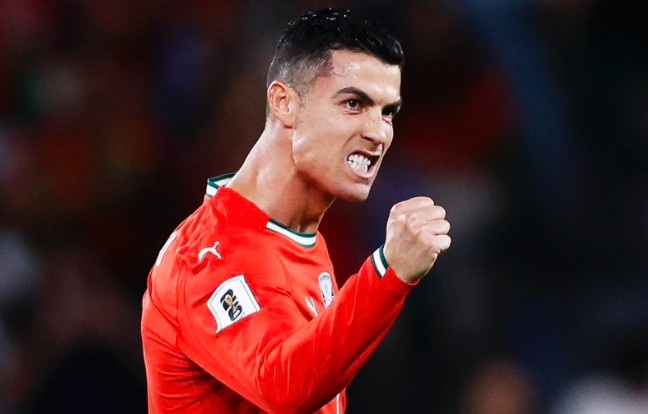 Phan ung cua Ronaldo khi dong doi thang 9-1 hinh anh