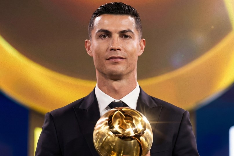 Ronaldo hoan tat hat-trick giai thuong hinh anh