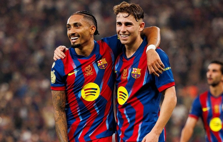 Barcelona vao chung ket sau tran thang 5-0 hinh anh