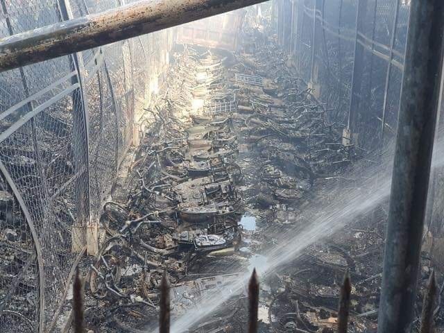 chay bai xe CSGT TP.HCM anh 2