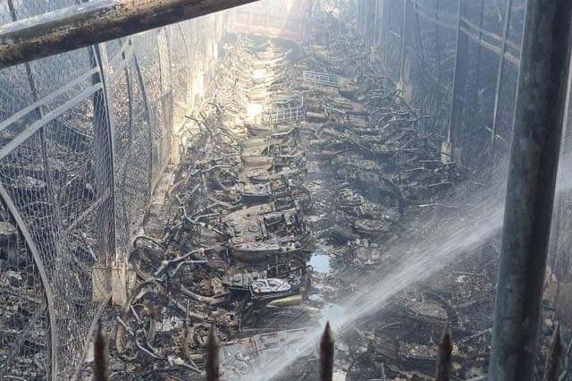 300 xe may, 4 oto bi chay tro khung o bai giu tang vat CSGT TP.HCM hinh anh