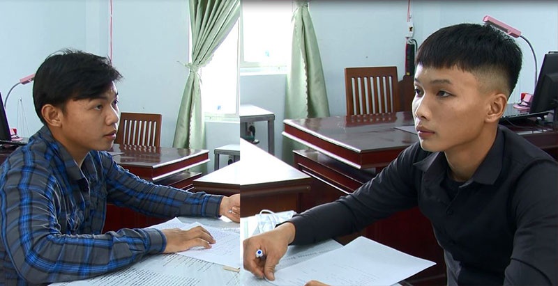 Nem da oto, 2 thanh nien bi moi lam viec hinh anh