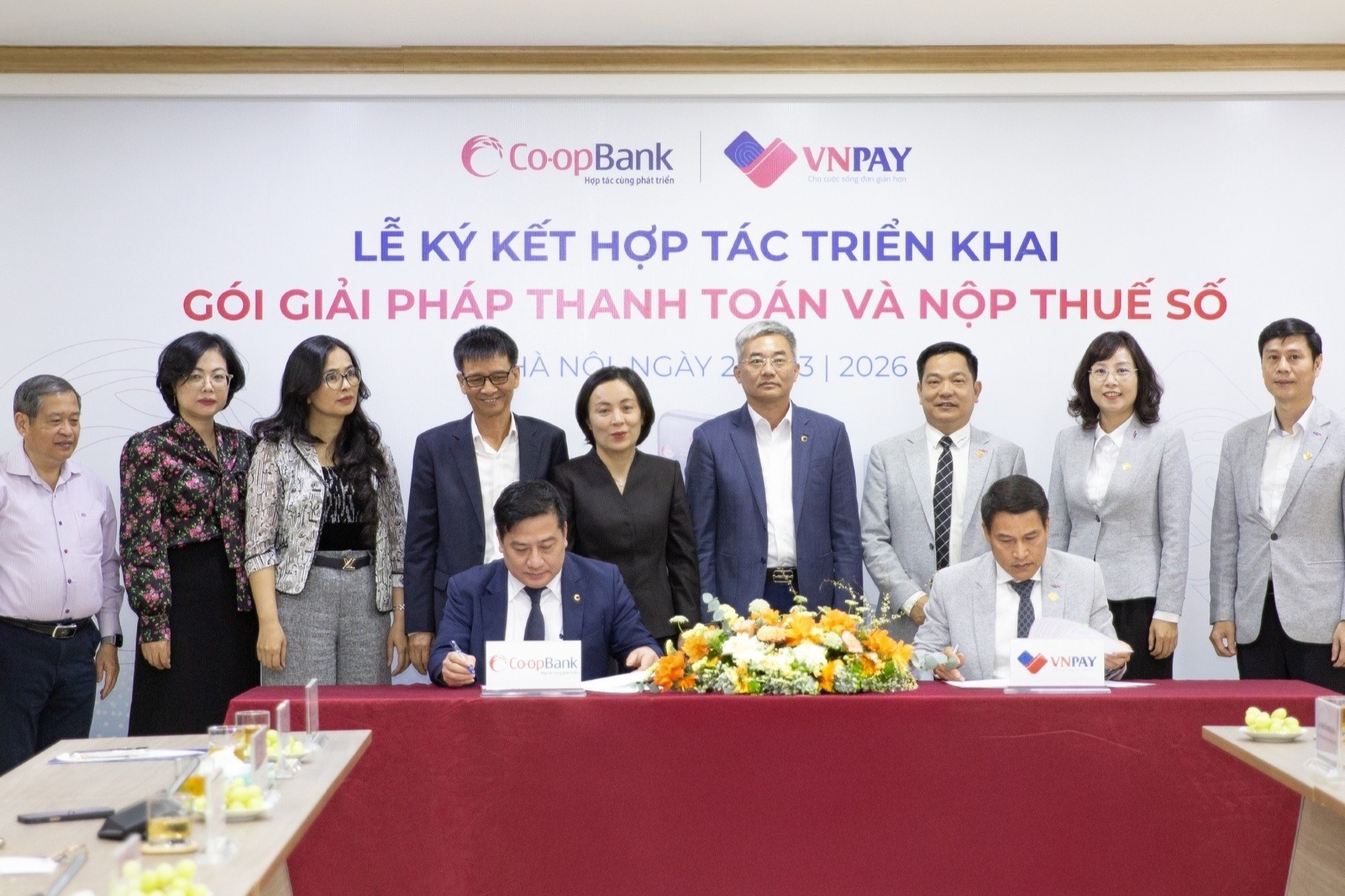 Co-opBank va VNPAY phoi hop trien khai giai phap nop thue so hinh anh