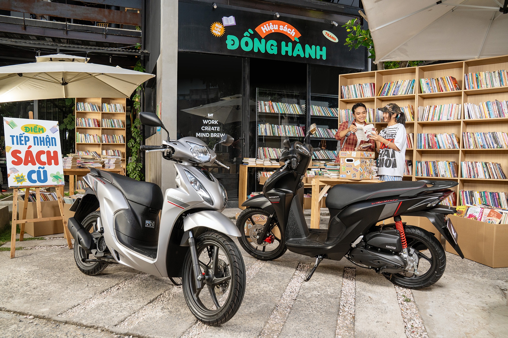 Xe may xang Honda ghi diem nho tiet kiem va gia tri dung lau dai hinh anh