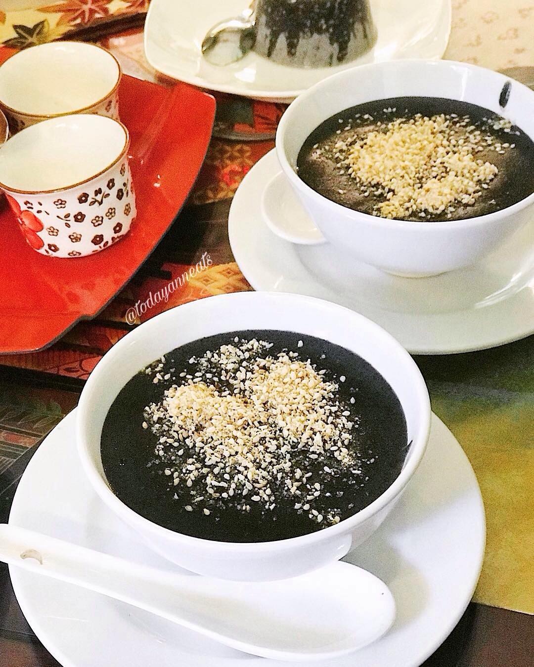 bánh flan mè đen ảnh 7 banh flan me den anh 7