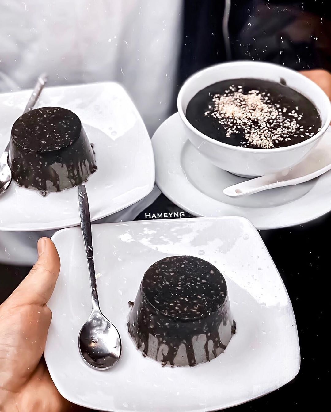 bánh flan mè đen ảnh 5 banh flan me den anh 5