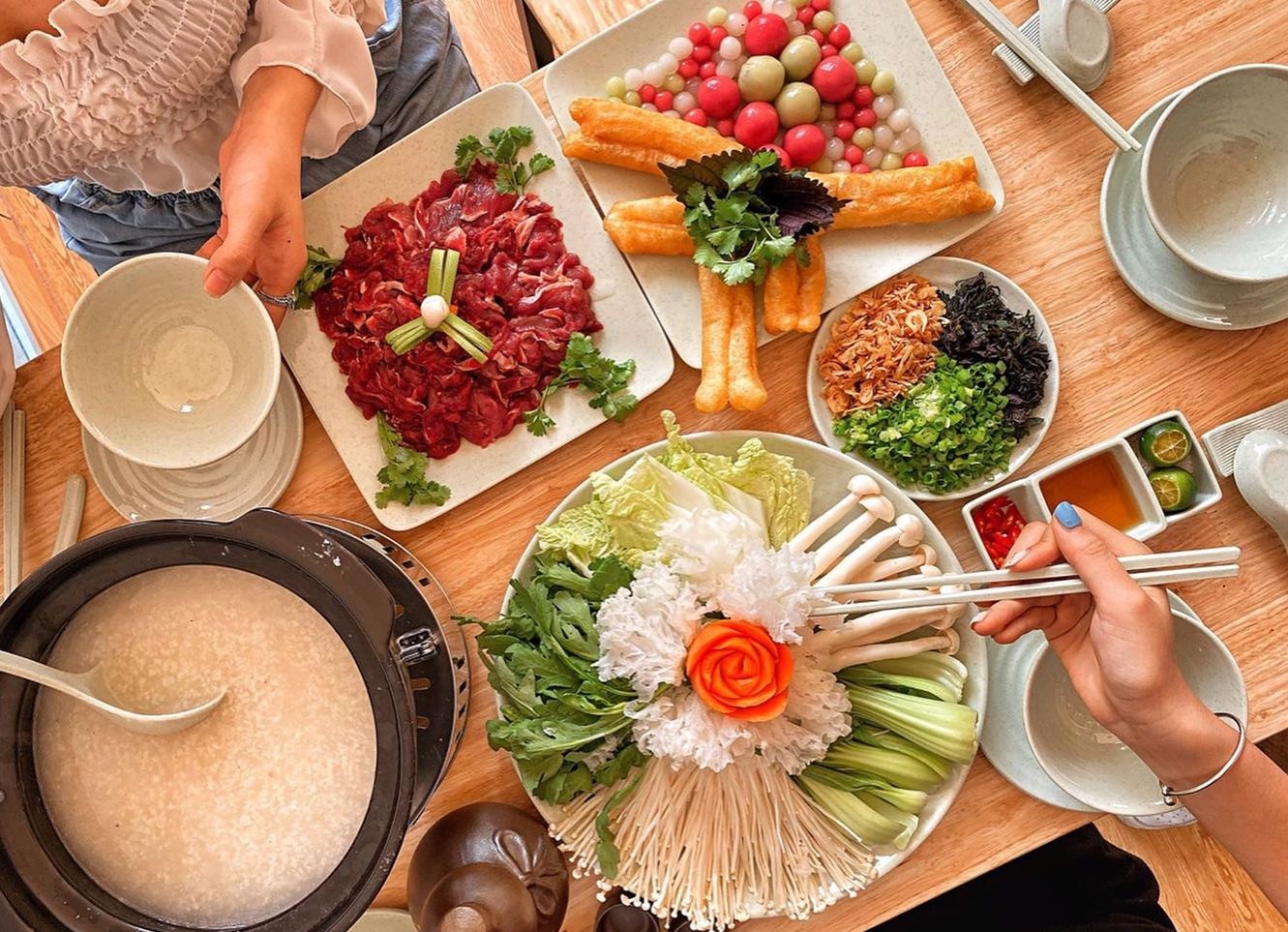 lẩu cháo trân châu ảnh 1 lau chao tran chau anh 1