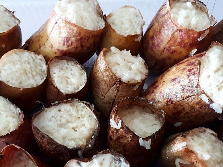 Nguoi Malaysia nau com voi cay an thit hinh anh