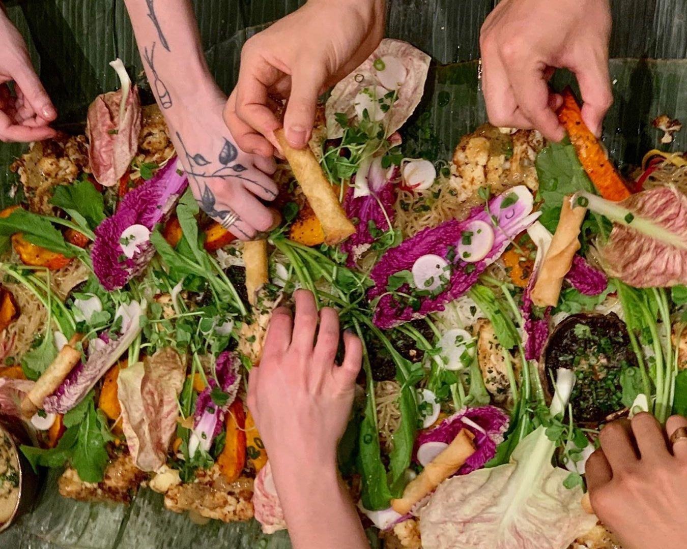 Tiec an boc cua nguoi Philippines hinh anh