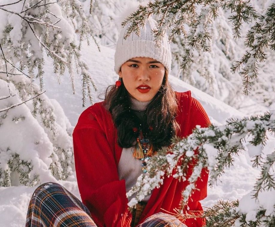 Gioi xe dich Viet check-in o nhung noi phu tuyet trang dip truoc Tet hinh anh