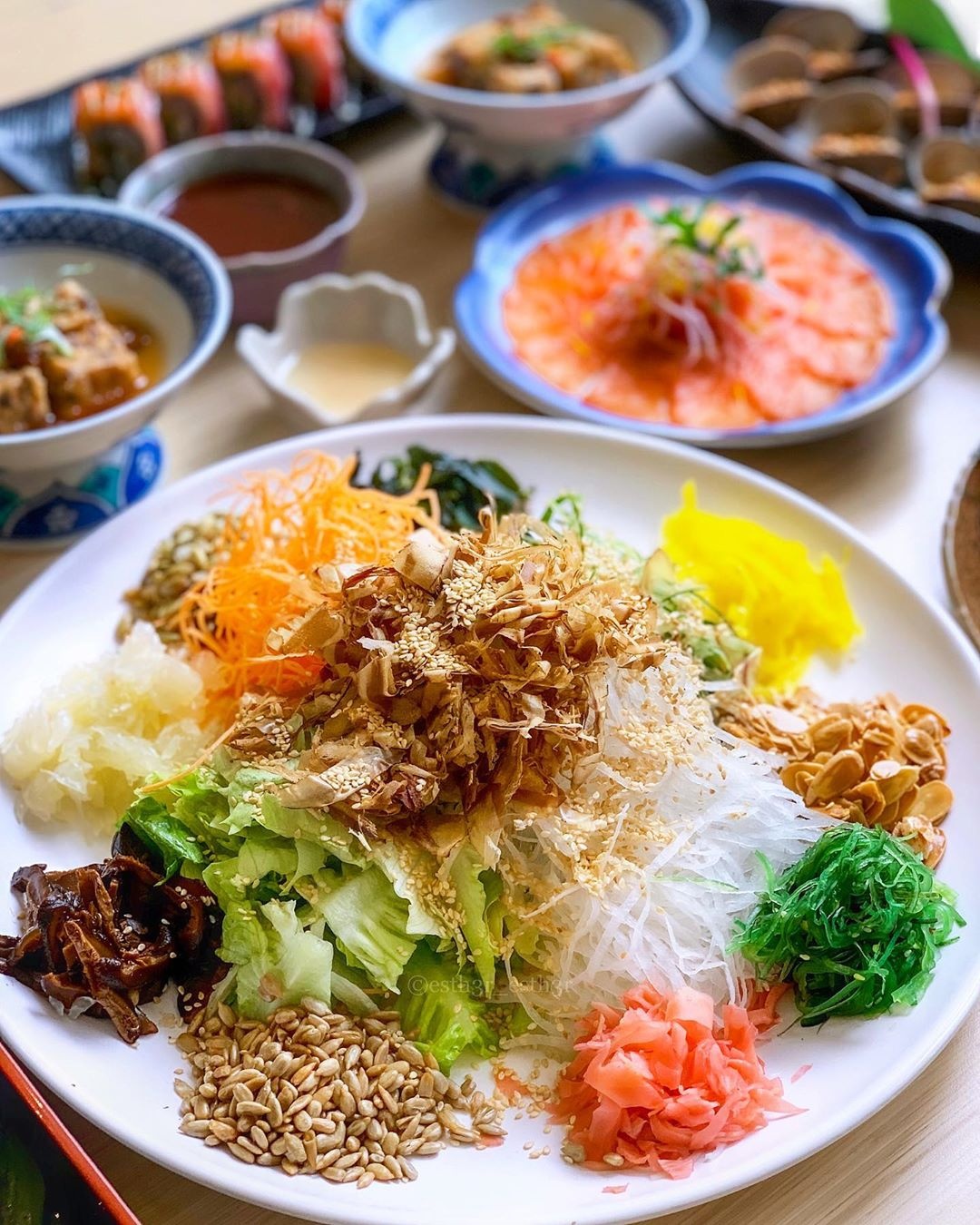 gỏi Yu Sheng  ảnh 2 goi Yu Sheng anh 2