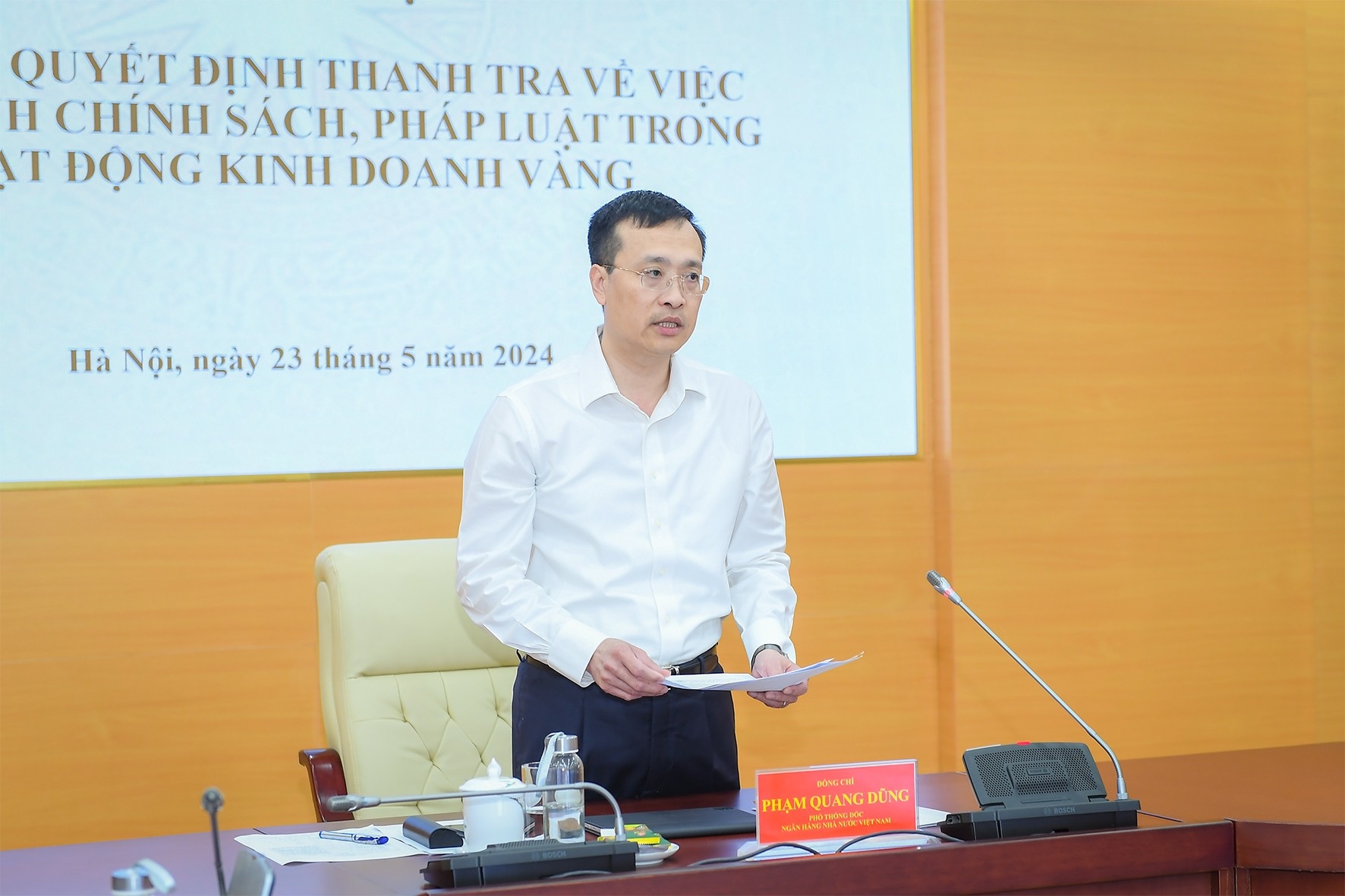 Thanh tra SJC, DOJI, TPBank, Eximbank ve kinh doanh vang hinh anh