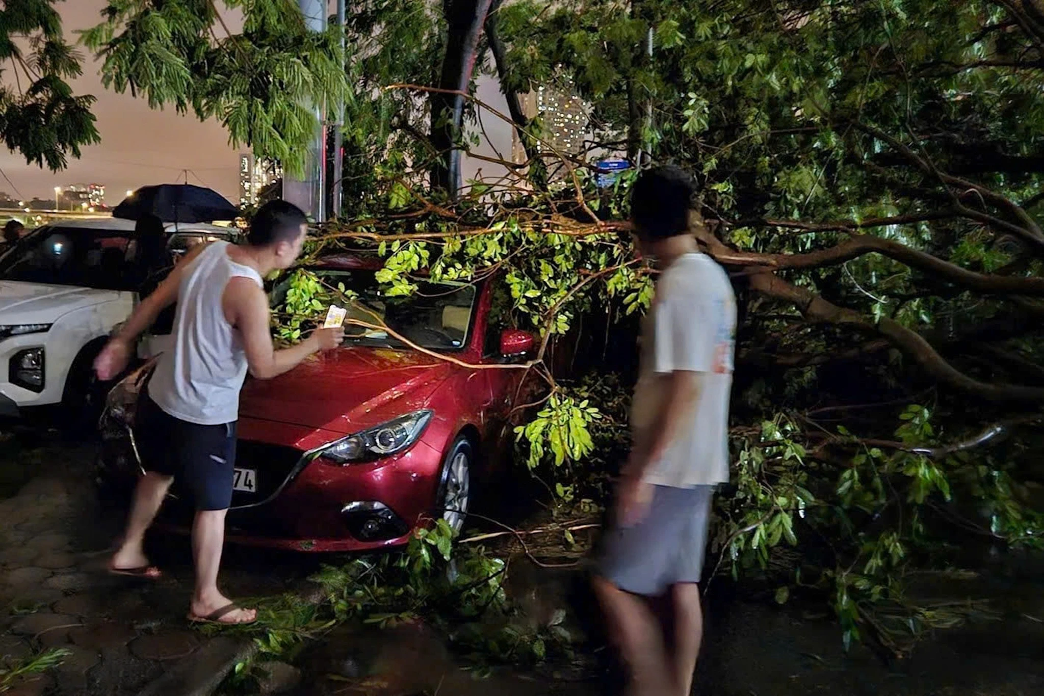 Thu tuc huong bao hiem cho oto hu hong do mua bao the nao? hinh anh