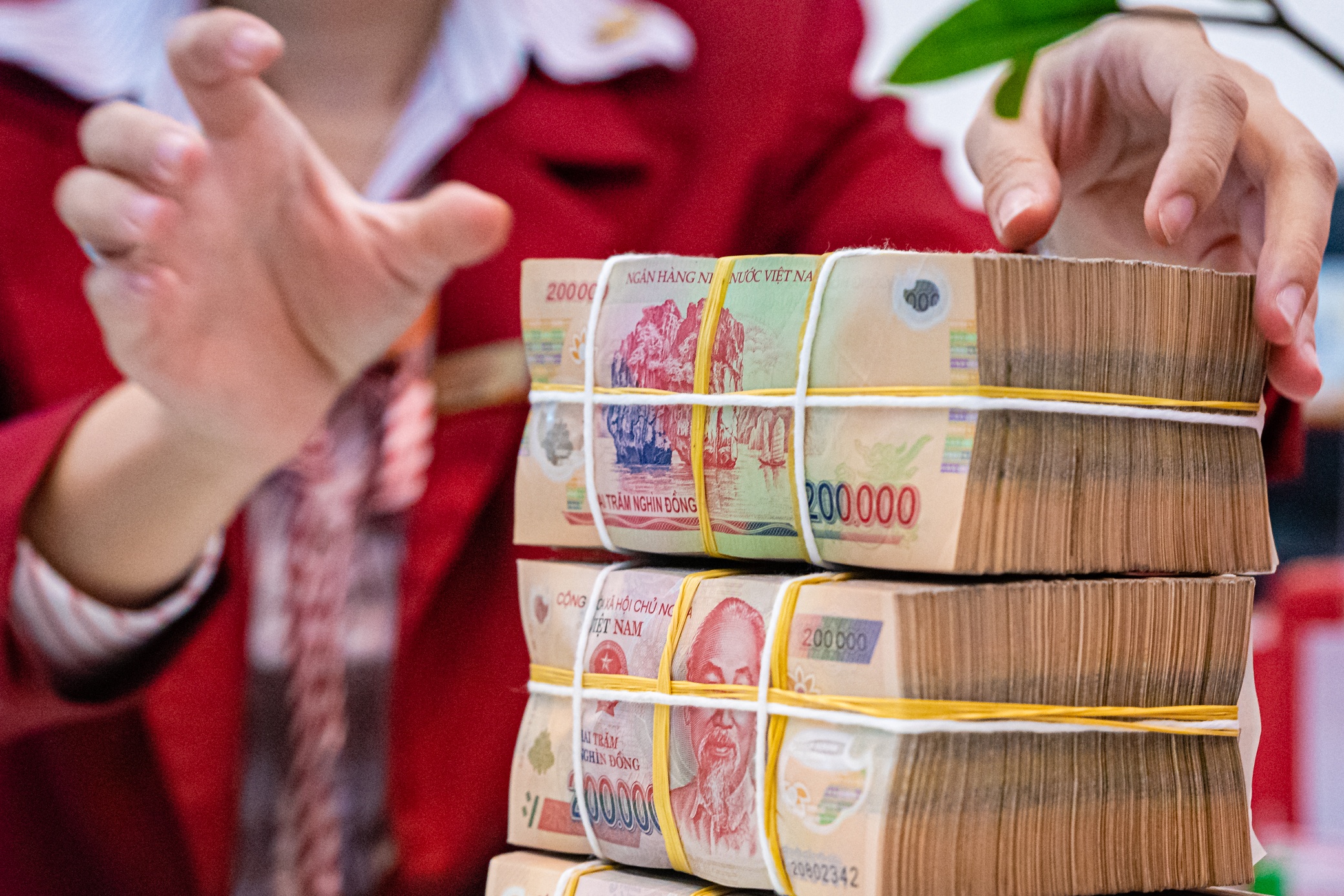 Ngan hang 'treo' oto, kim cuong hut khach gui tien Tet hinh anh