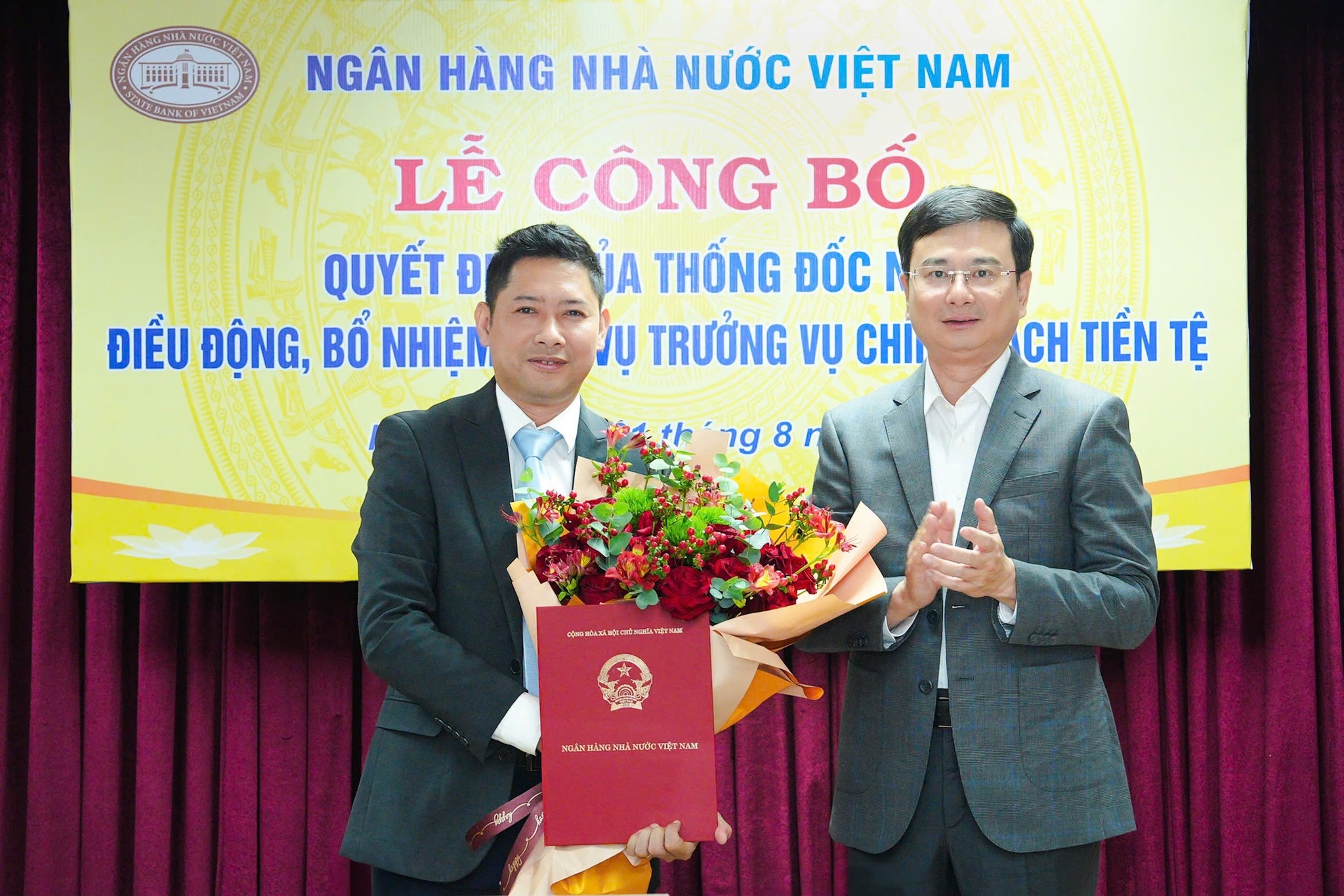 NHNN bo nhiem Pho vu truong Vu Chinh sach tien te hinh anh