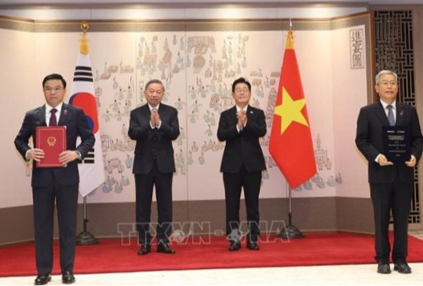 Viet Nam - Han Quoc bat tay phat trien nhan luc nang luong hat nhan hinh anh