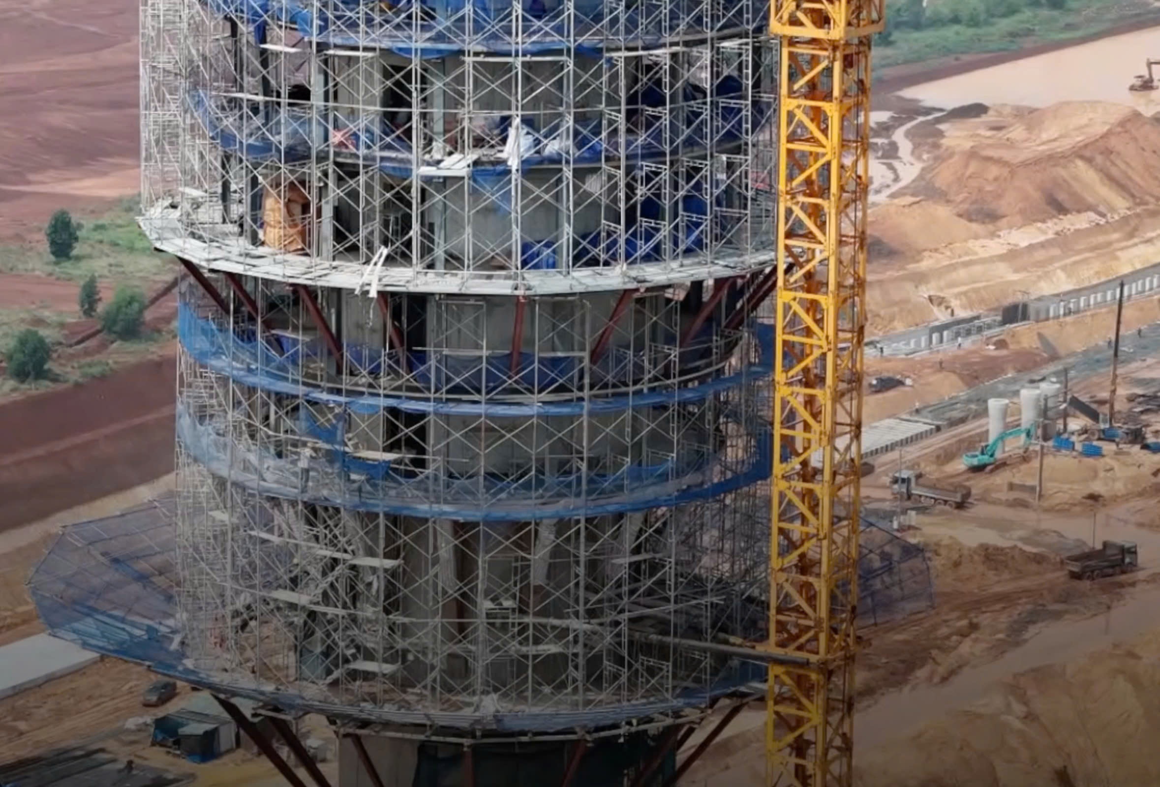 Goc nhin dac biet ve san bay Long Thanh tu buong lai may bay hinh anh