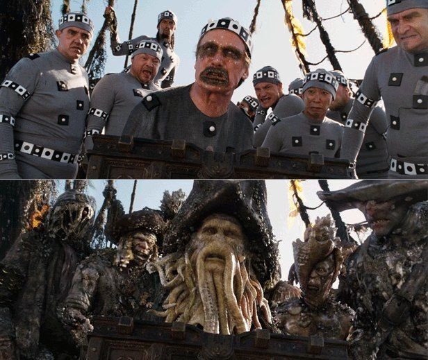 Cuop bien Caribbean,  Bill Nighy,  Johnny Depp anh 2