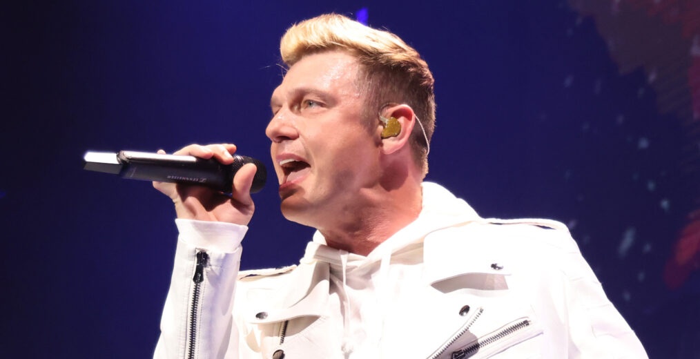 Nick Carter xuat hien giua lum xum hinh anh