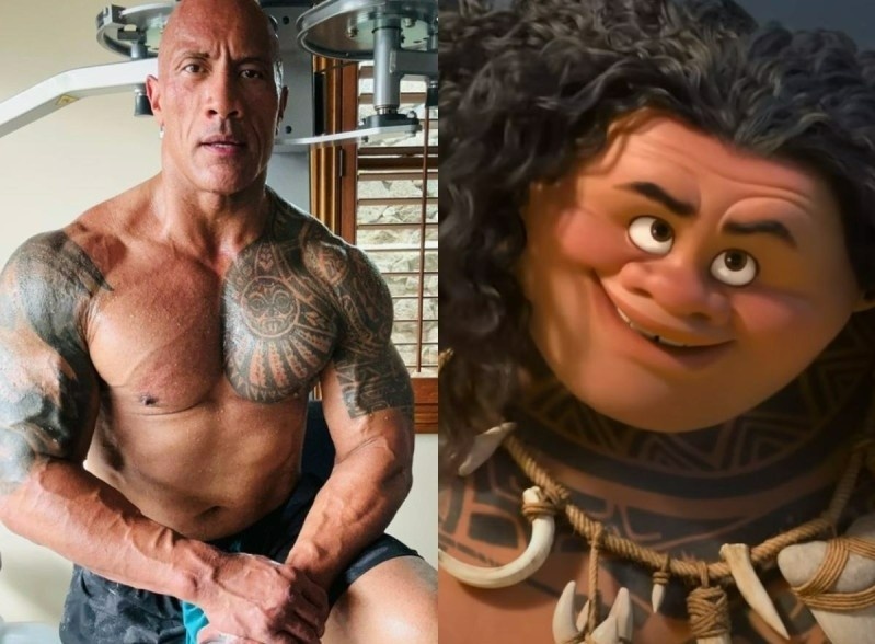The Rock dong vai a than cua Disney hinh anh