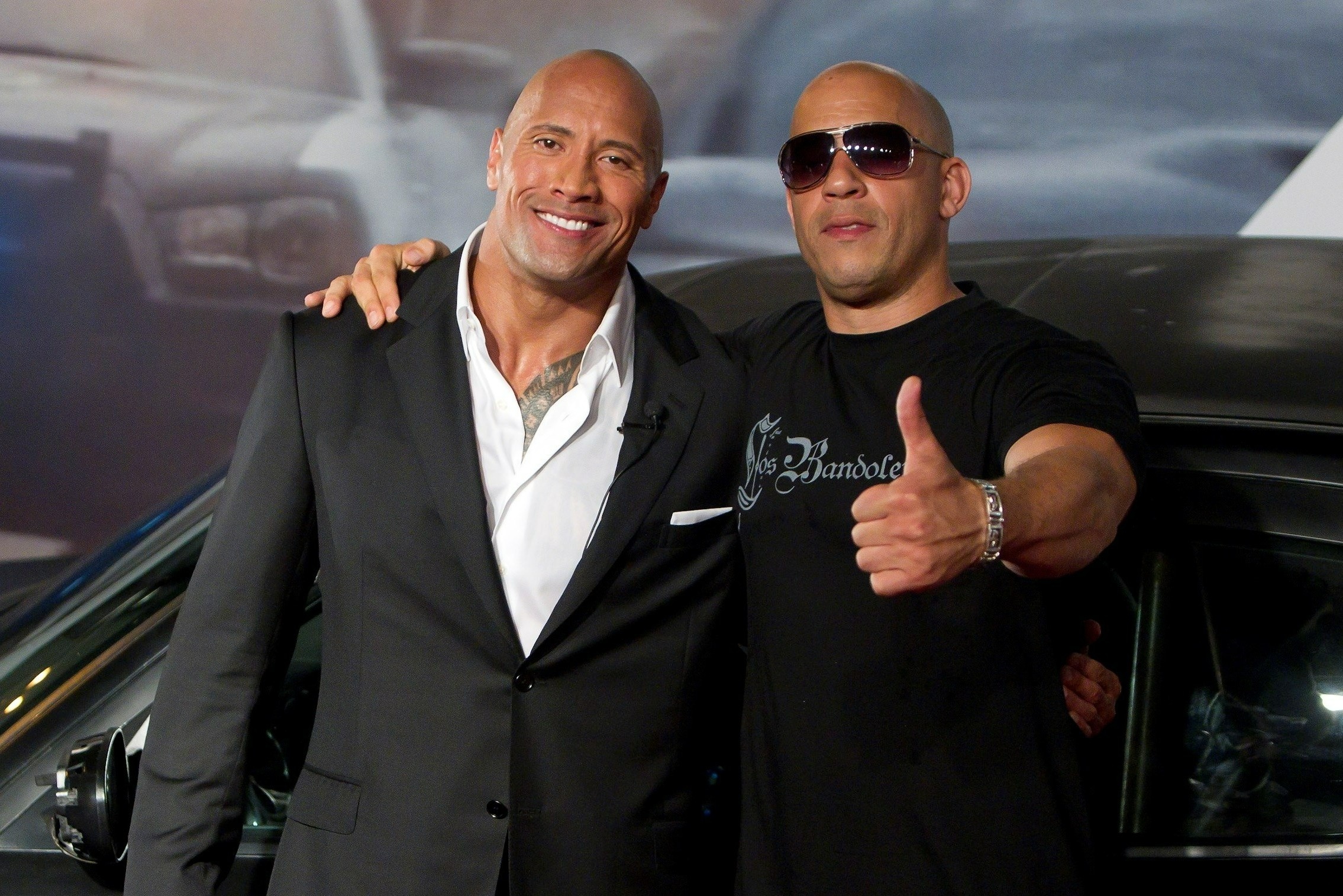 Phan ung cua Vin Diesel khi The Rock tro lai 'Fast X' hinh anh